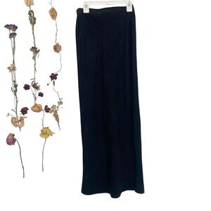 Satin maxi skirt